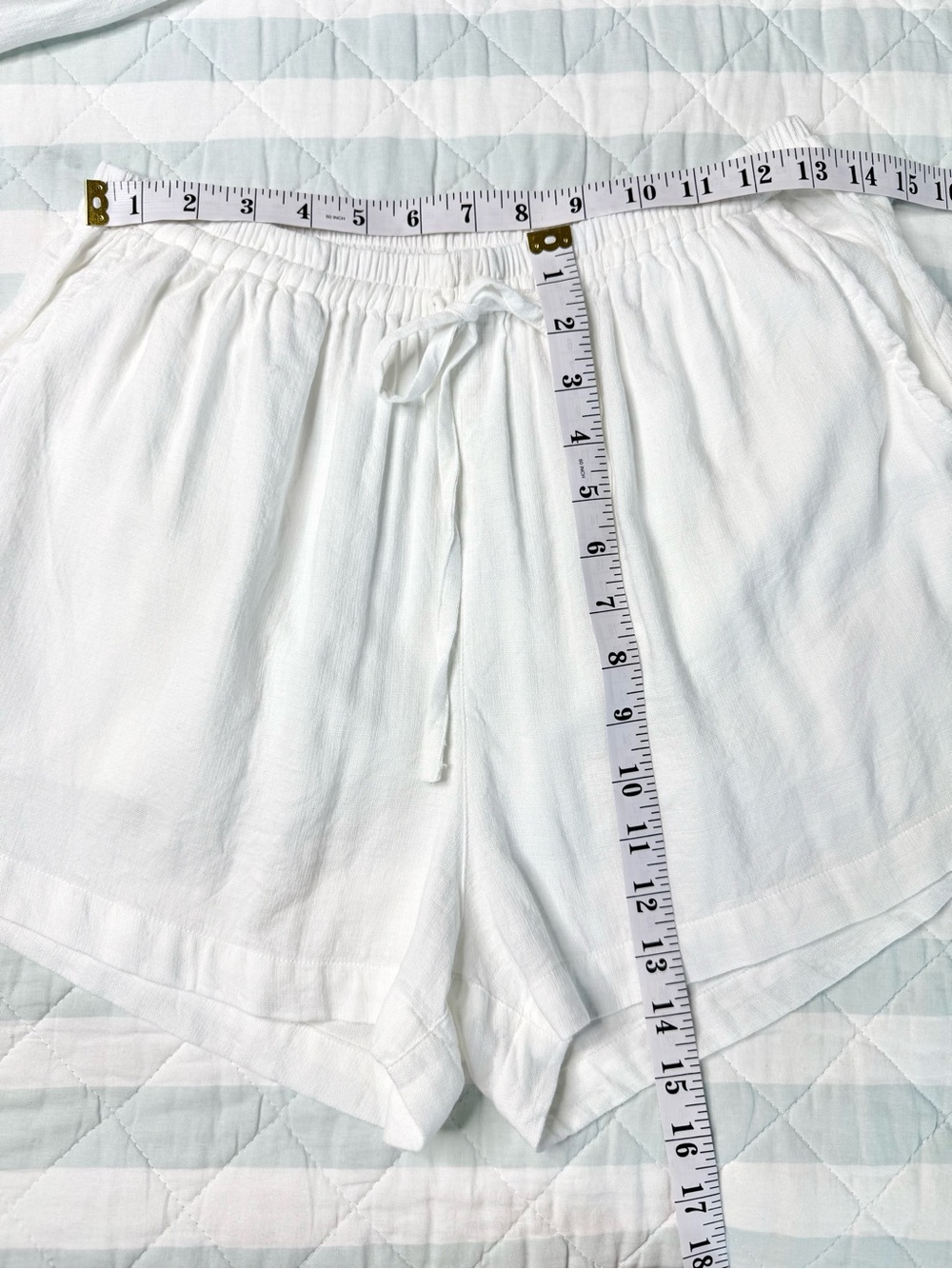 Piyama Heidi Lyocell Linen Two Piece Lounge Pajama Set Coconut Size M - Picture 15 of 16